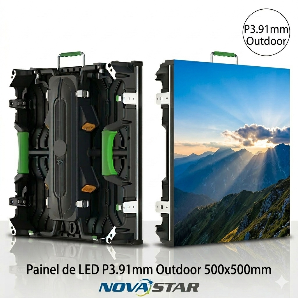 Painel de LED P3.91mm Outdoor 500x500mm