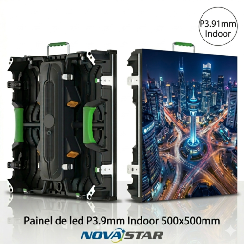 Painel de LED P3.91mm Indoor 500x500mm