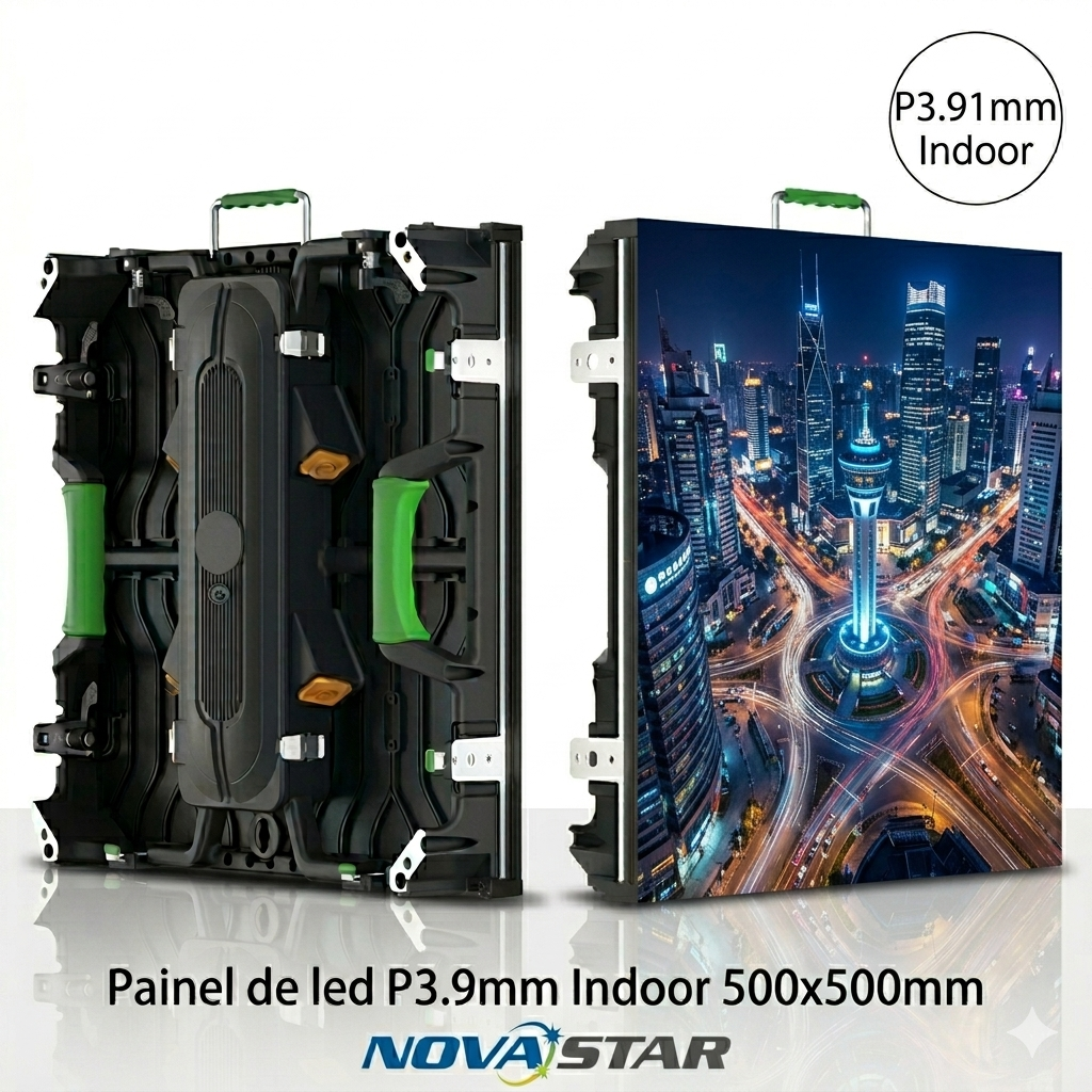 Painel de LED P3.91mm Indoor 500x500mm