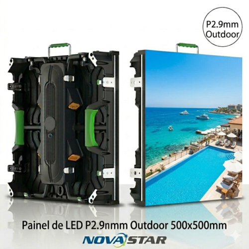 Painel de LED P2.9mm Outdoor 500x500mm
