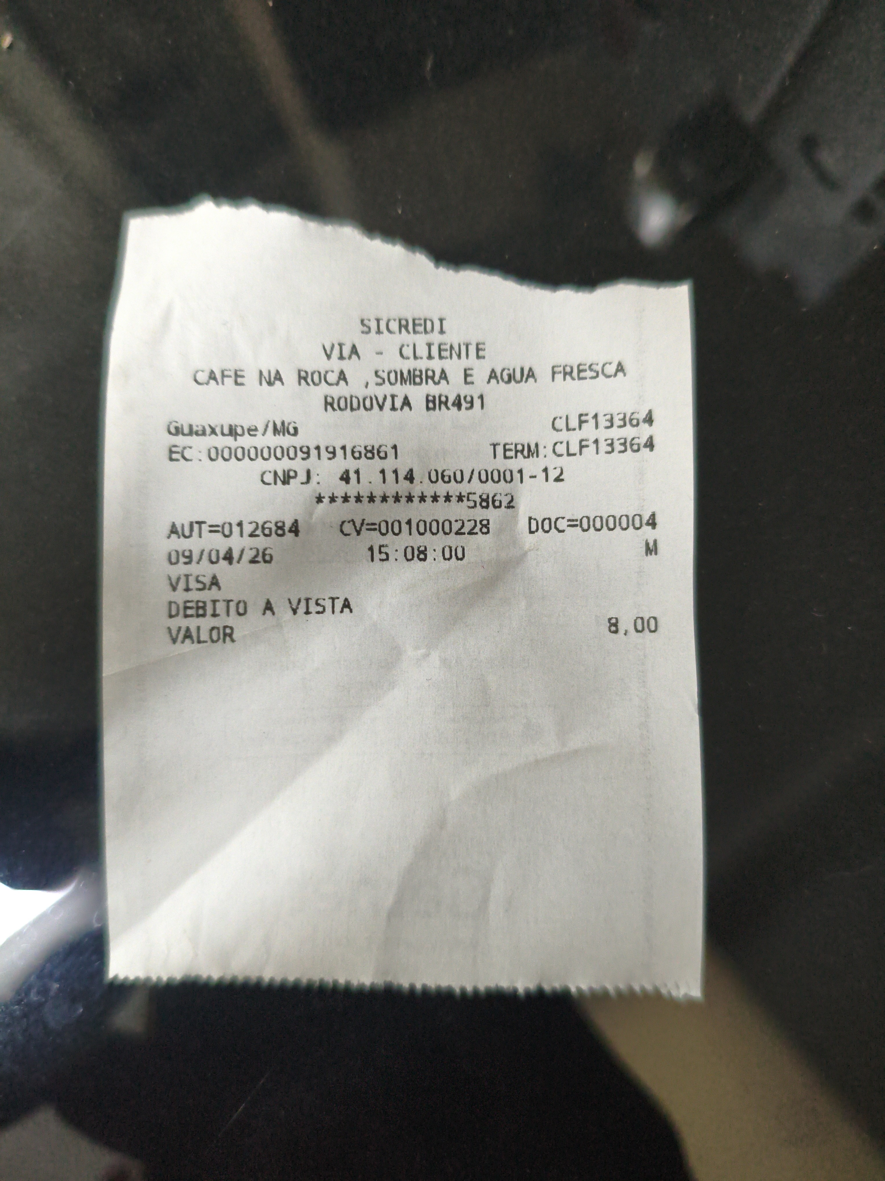 Comprante Custo 4