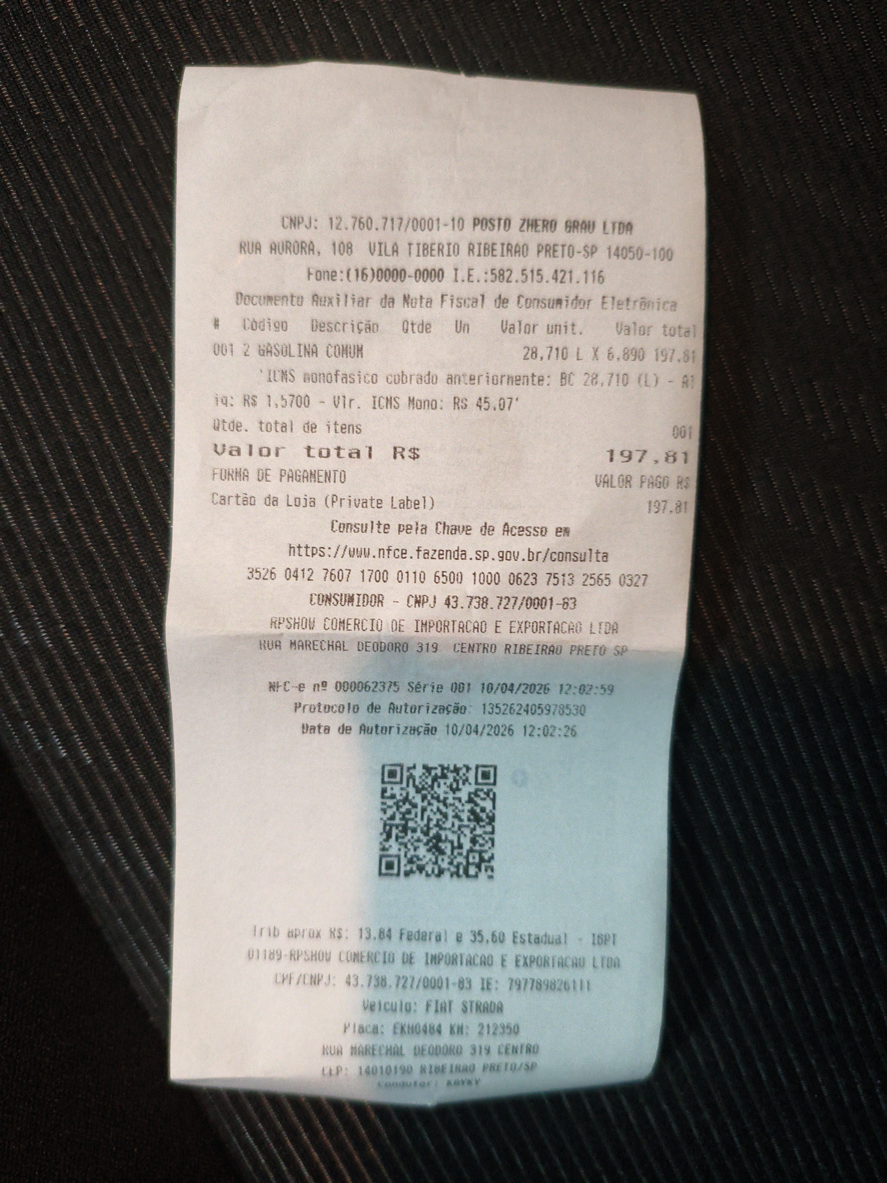 Comprante Custo 2