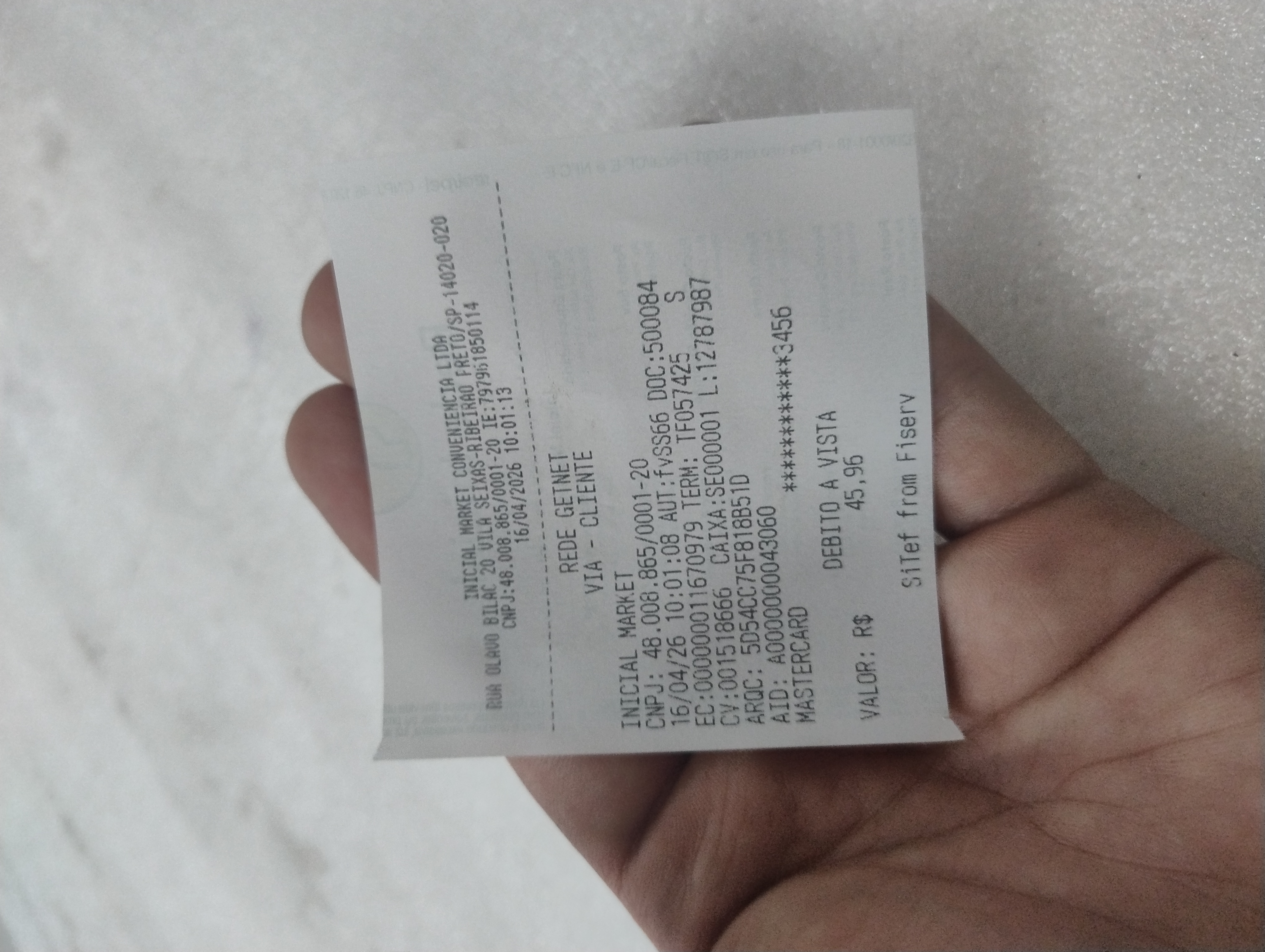 Comprante Custo 1